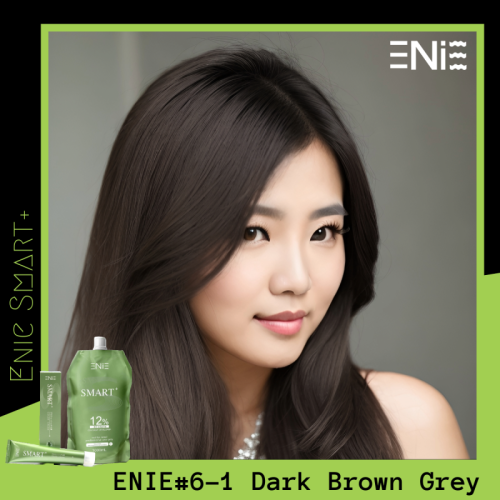 สีย้อมผมเอนี่ ENIE#6-1 Dark Brown Grey